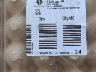 Alvéoles pour oeufs