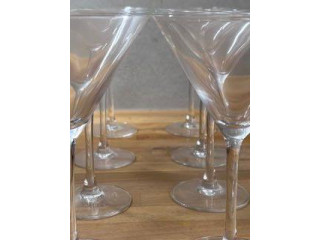 Lot 8 verres à cocktail