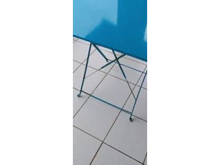 Table et chaise exterieur